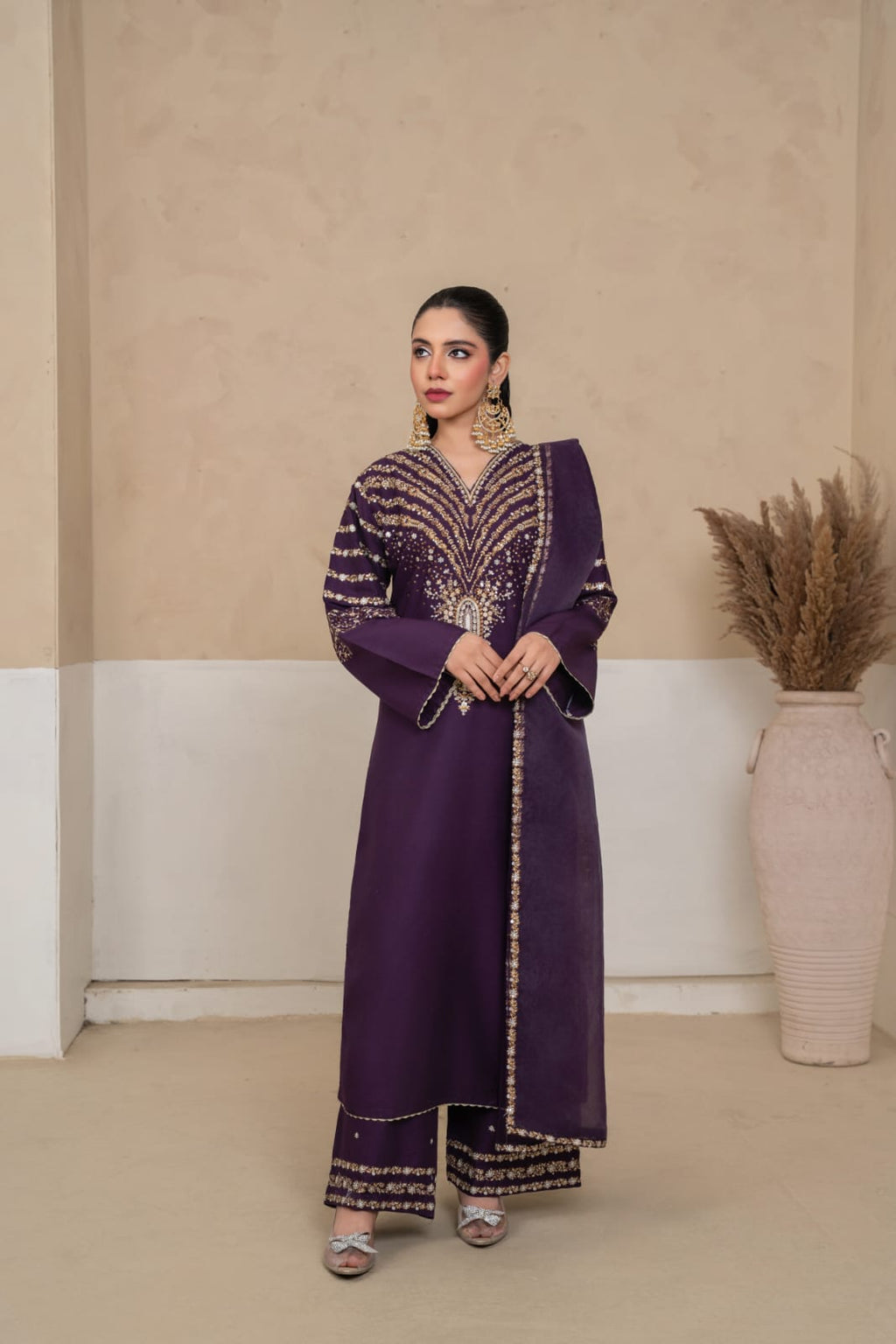 Luxe Embroidered 3pc