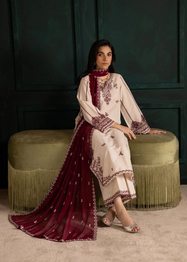Lvory Embroidered 3pc