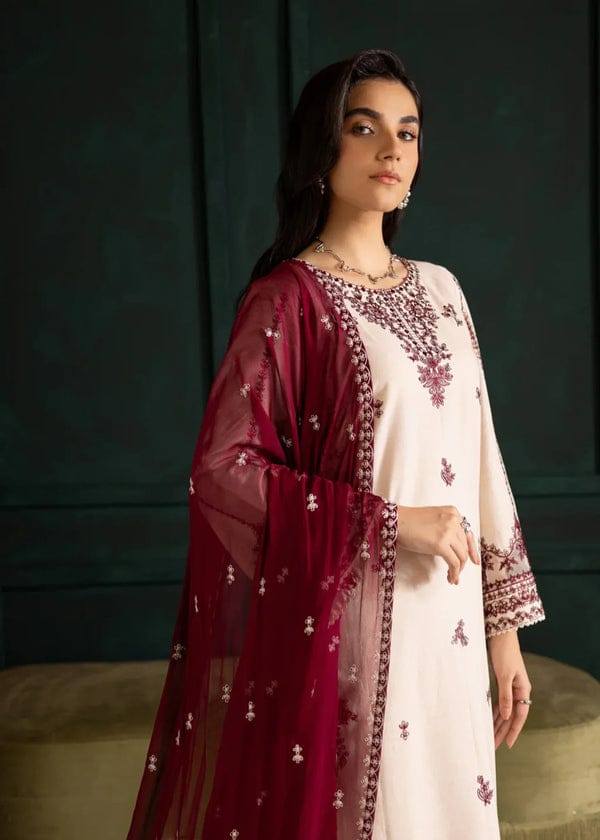 Lvory Embroidered 3pc