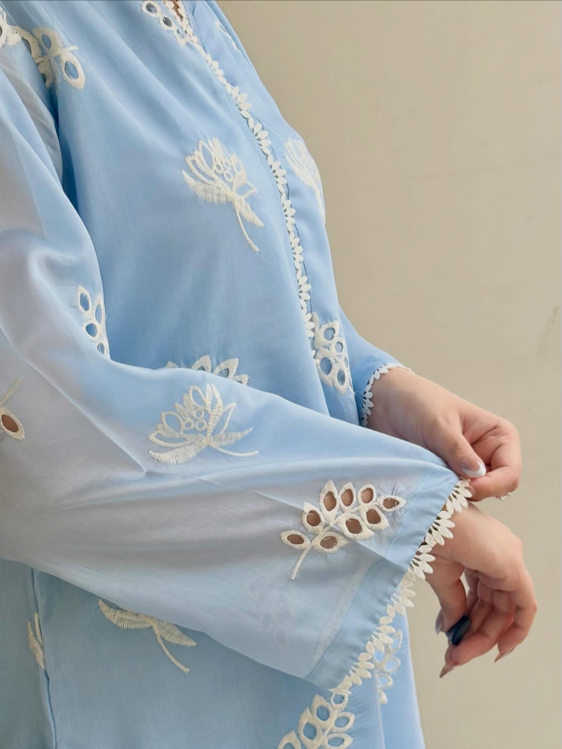 Ocean sky embroidered Co_ord