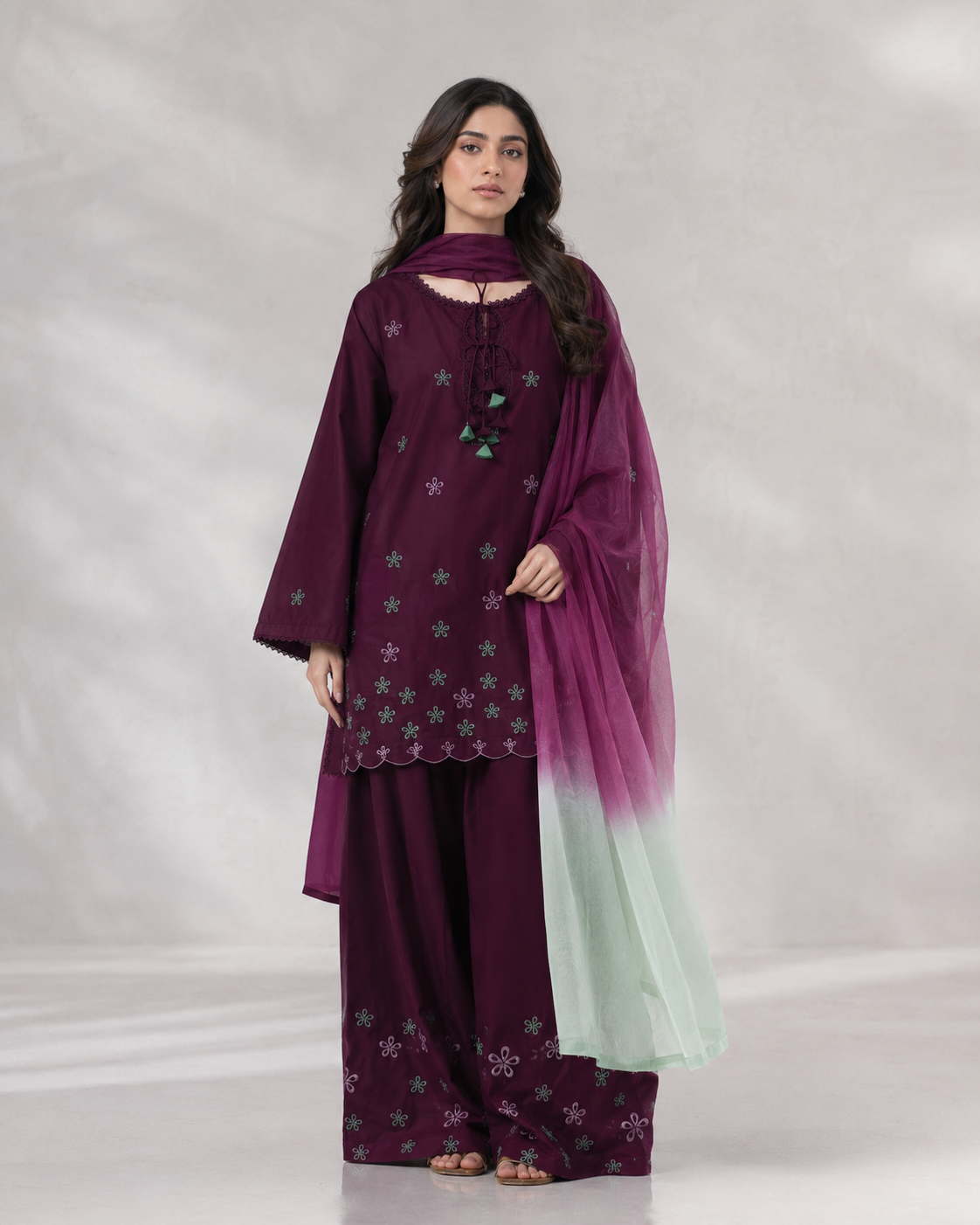 Elora Embroidered 3pc