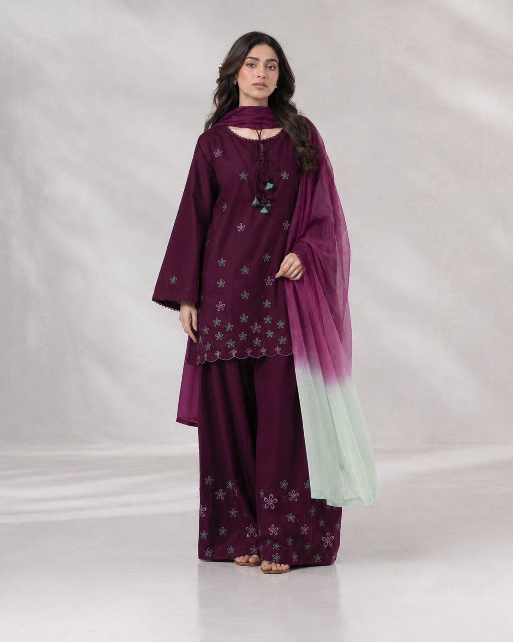 Elora Embroidered 3pc