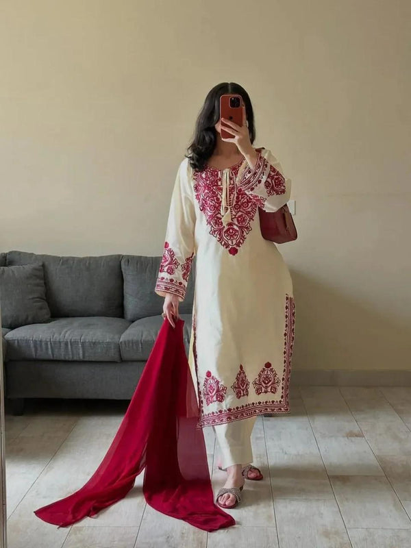 Laal Bahar Embroidered 3pc